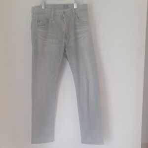 AG Adriano Goldschmied Light Gray Slim Jeans